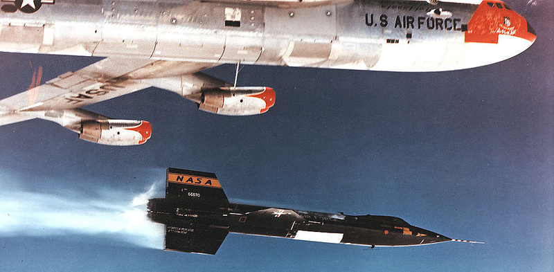 Illustration for article titled Outstanding photos of the X-15, the fastest manned rocket plane ever